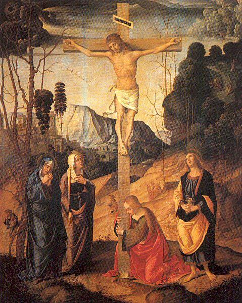 Palmezzano, Marco The Crucifixion oil painting picture